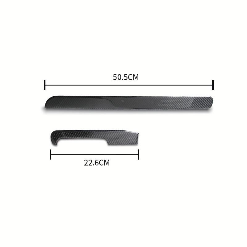 Carbon Fiber Car Interior Decoration Stickers Car Styling For Volkswagen VW Golf 6 Center Console Cover Trim Inner