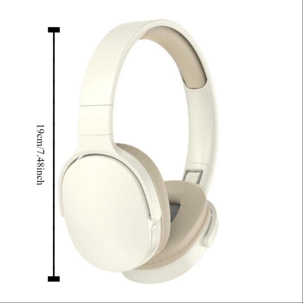 Noise Reduction Bluetooth Headsets ABS Head-mounted Bluetooth Headset Stereo Headphone  Cell Phone