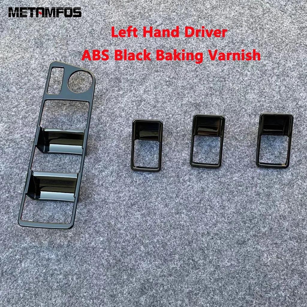 For Toyota Harrier Venza 2024 Matte Window Lift Switch Cover Trim ide Armrest Frame Interior Accessories
