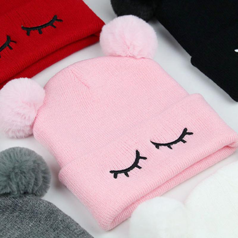 Cute Baby Hats Toddler Kids Boys Girls Knitted Crochet Beanie Winter Warm Cap