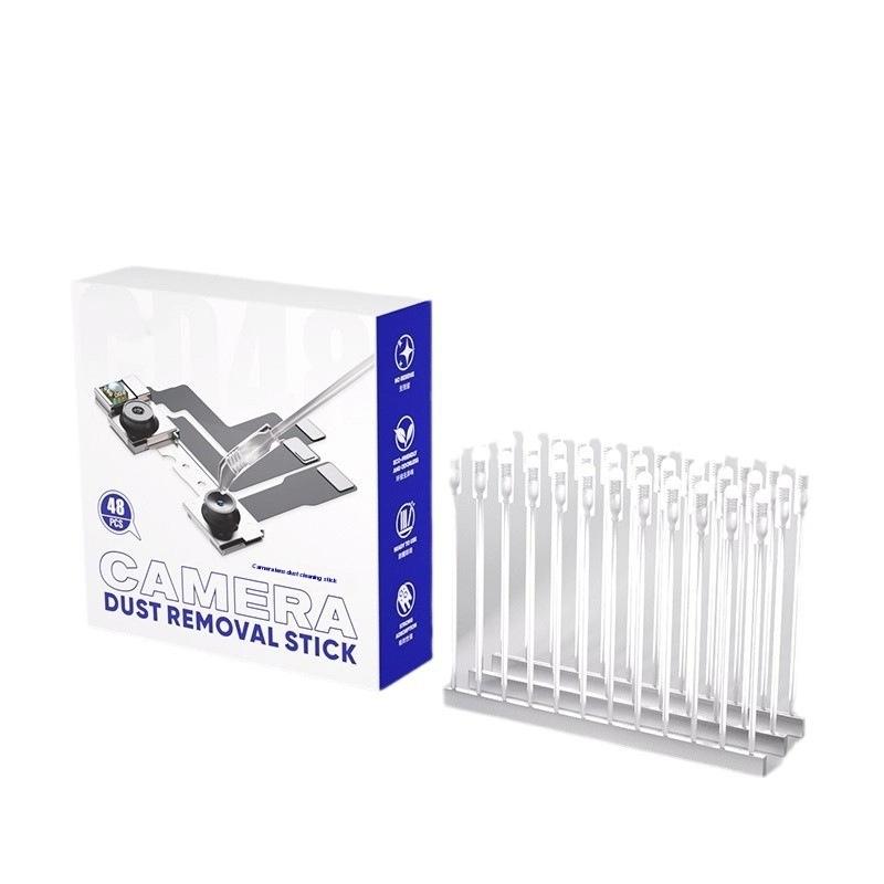 24/48 шт. Портативный очиститель линз для камеры, синтетическая палочка из смолы, удаление пыли и отпечатков пальцев, инструмент для очистки экрана линзы камеры телефона