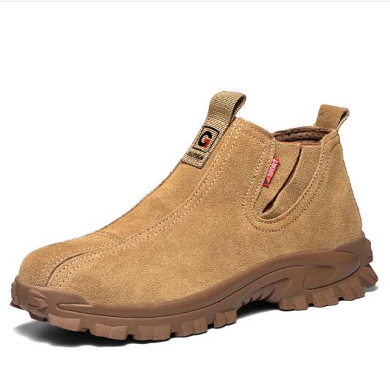 Трудовое страхование летние дышащие противоударные противоударные противоискровые ботинки износостойкие резиновые защитные рабочие ботинки H625