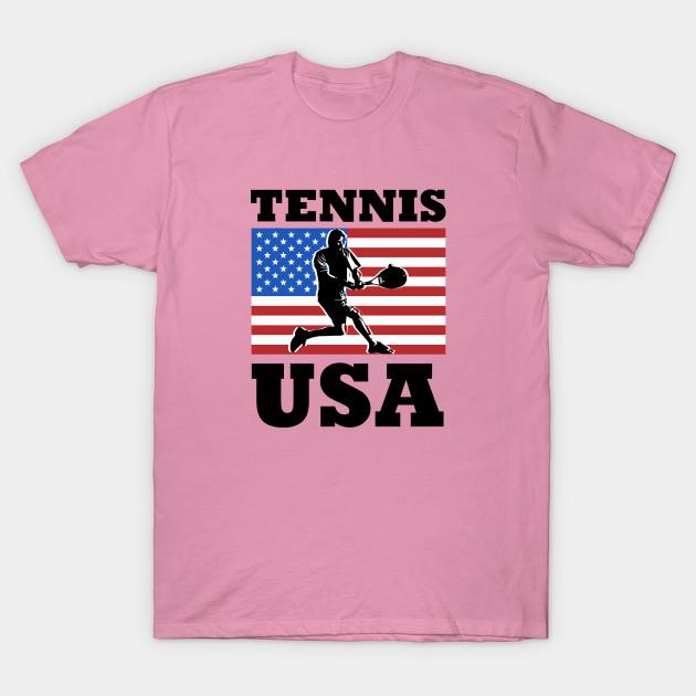 Женская футболка Теннис США Американский флаг Принт Харадзюку Кавайная футболка Летняя футболка с коротким рукавом Женская футболка Топ