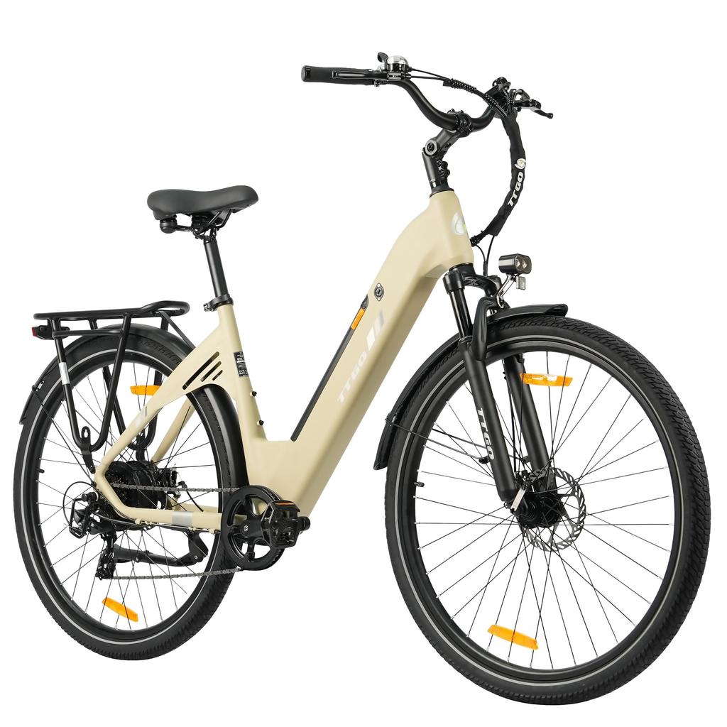 TTGO C3 SE Multi Terrain Electric Bicycle For Adult 28 Inch Tires 250W Motor 36V20Ah Battery City Community E-Bike With All-Terrain Braking