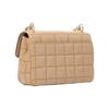 Michael Kors MK Soho Стеганая Сумка-Клатч для Поездок Однотонная Сумка через Плечо из Кожи Ягненка Женские Сумки Верблюжий 30H0G1SL1T-222