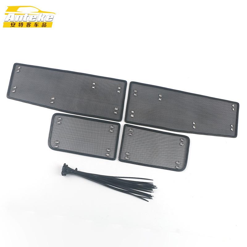 Middle Screening Mesh Front Grille Mesh For Jeep Grand Cherokee 2017-2020 Front Grille Net Cover Stainless steel Accessories