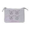 Sanrio KUROMI 3-Pocket Pouch ( Face ) Japan NEW Sanrio Characters