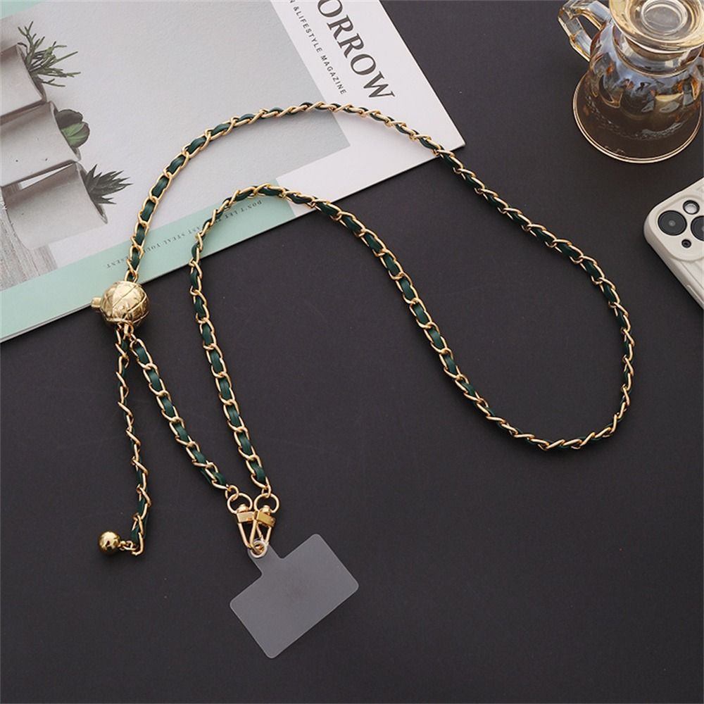 Регулируемый чехол для телефона, подвесные шейные ремни для телефона из искусственной кожи, цепочка для телефона через плечо, аксессуары для телефонов