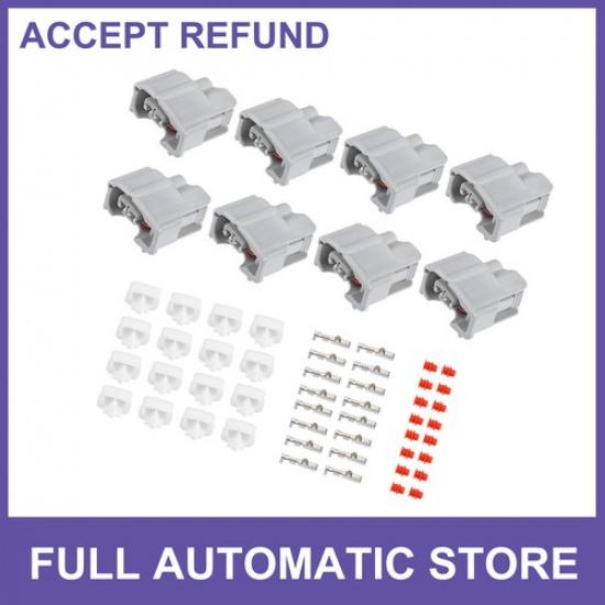 No.9098011875 Fuel Injector Connector Plug Clip Kit EIGHT for Toyota