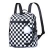 Рюкзак из ткани Оксфорд, модный рюкзак в шахматную клетку, новый трансграничный женский рюкзак, водонепроницаемая дорожная сумка большой вместимости