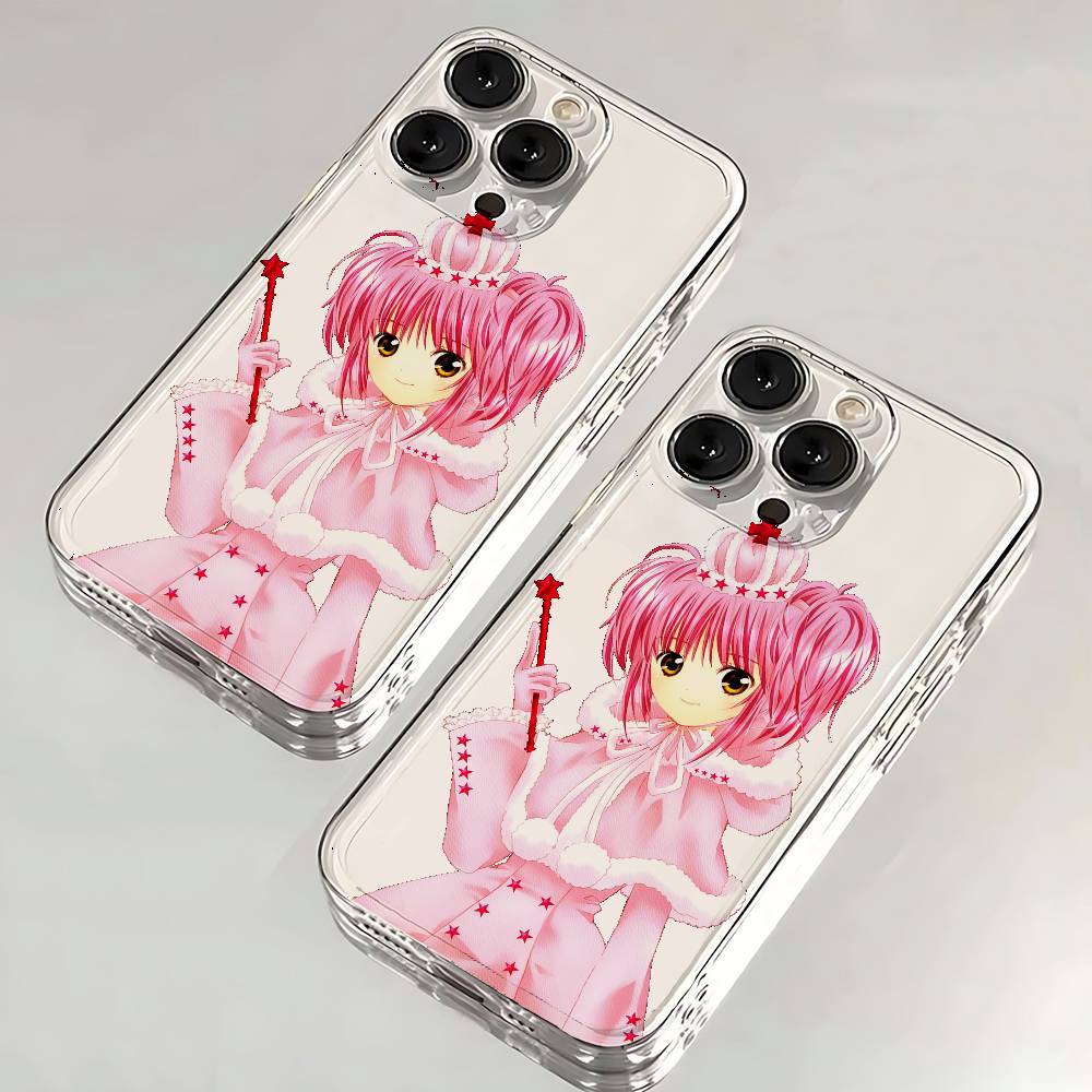 Аниме s-Shugo c-Chara Роскосный прозрачный чехол для телефона для iPhone 17 16 15 Pro Max 14 13 12 11