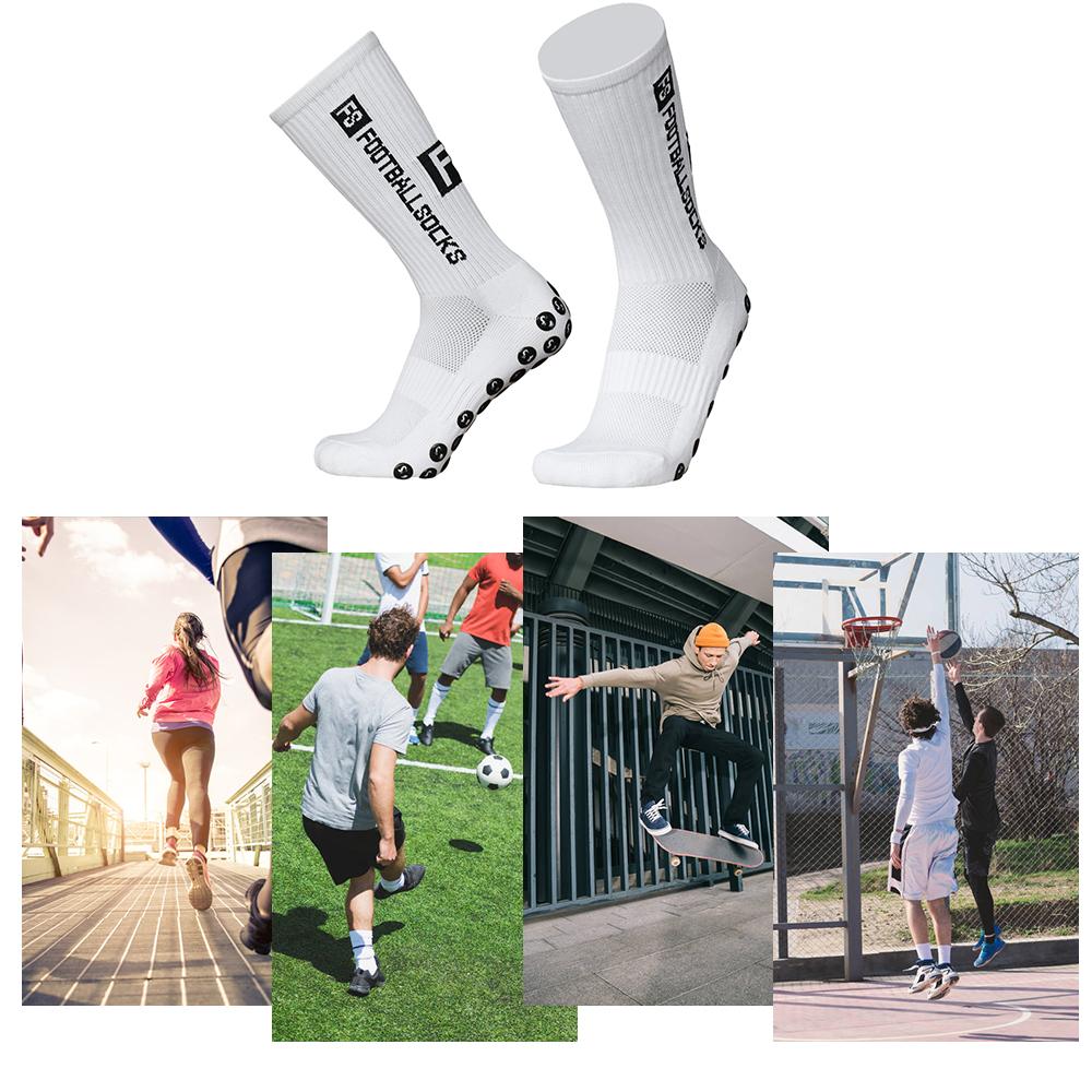 Outdoor Sports Running Socks Stretch Socks Athletic Football Soccer Socks Anti Slip Socks with Grips