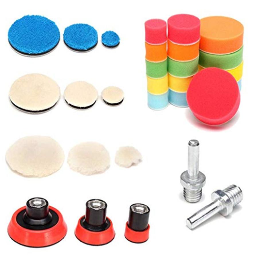 29Pcs/Set 1/2/3 Inch Drill Buffing Buffer Pad Polishing Pad Mix Size Kit + M14 B