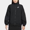 Nike SS23 Куртка на молнии с вышитым логотипом Женская верхняя одежда Черный DM6185-010