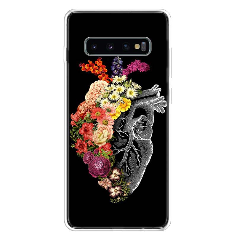 Чехол для телефона Samsung Galaxy S25 S24 S23 S22 Ultra, S21 Plus S20 FE S10 +, S25Edge, Fundas, Чехол Galaxy S25 S24 S23, Анатомия человека