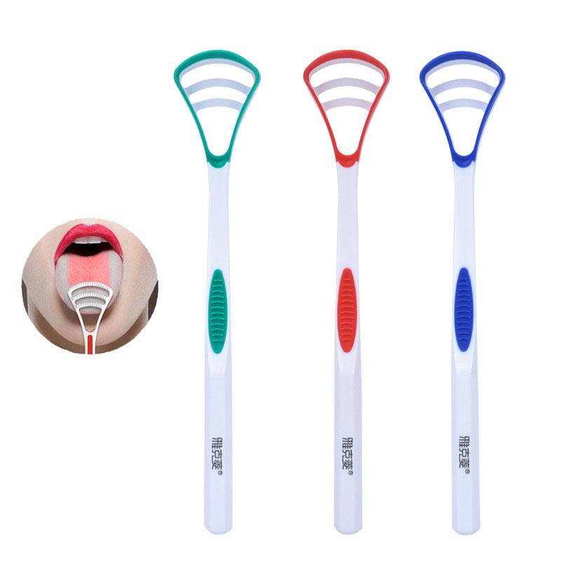 Новый скребок для языка, щетка для чистки полости рта, зубная щетка для чистки языка, свежее дыхание, удаляет покрытие