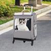 Cat Carrier Backpack Pet Handbag Portable with Wheels Double Shoulder Bag