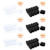 10Pcs Chair Leg Tips Caps Oval Shape Rubber Furniture Foot Table Chair Leg End Caps Covers Tips Floor Protectors Leg Covers