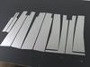 BRIGHTZ Finish Stainless Steel Pillar Panels for Presage U31 with Visor Fits NU 31 Ultra-Mirror (10-Piece Set) (PIL-SIL-324) - PU31, TU31, PNU31,