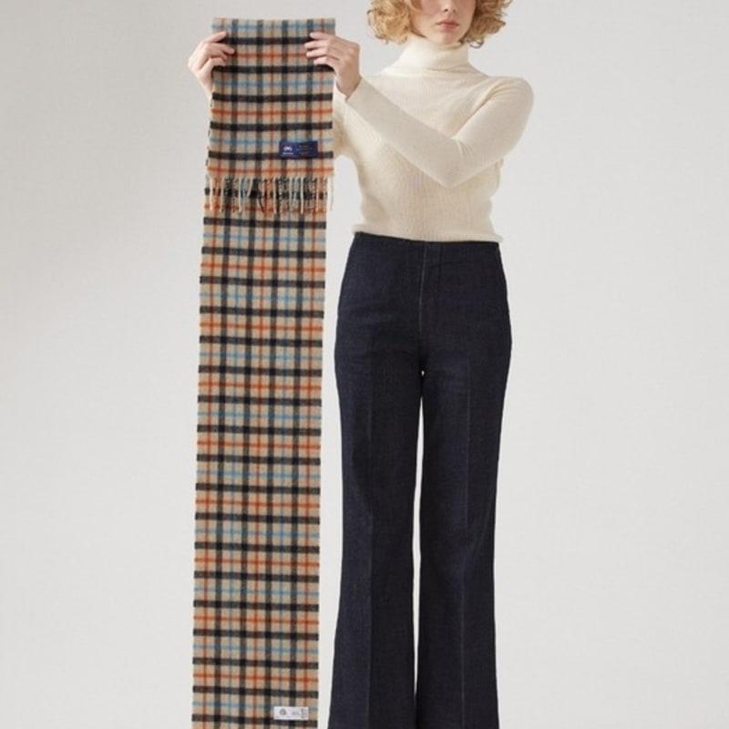 ABRAHAM MOON Шарф из мериносовой шерсти 25 см - Kettlewell Orange