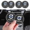 2PCS Car Coasters Rubber Water Cup Bottle Holder Anti-slip Pad For Volvo S40 S80L S60 S90 S70 XC40 XC90 XC60 V40 V60 V90 V70