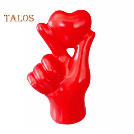 Фигурка с жестом в виде сердца, держащая сердце в руке, статуэтка из смолы, скульптура для дома, офиса, свадьбы, вечеринки, украшения рабочего стола, орнамент