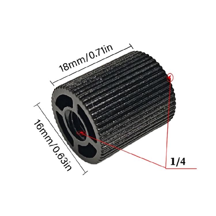 Aluminum Nut Adapter 1/4in 20 Internal Thread Camera Screw Converter for Articulating Arms Tripods Camera Accessories