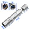 Magnetic Thin Walled for Spark Plug Socket Universal Joint 12 Point 3/8-Inch Drive Swivel Socket Removal Tool 14mm for C