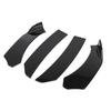Car Glossy Black Front Bumper Lip Chin Spoiler Splitter Body Kit Universal