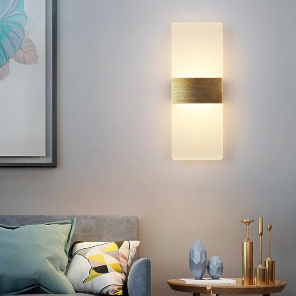 Acrylic Material LED Wall Lamp AC 220V Indoor Wall Light Wall Sconce Lamp Bedside Lighting