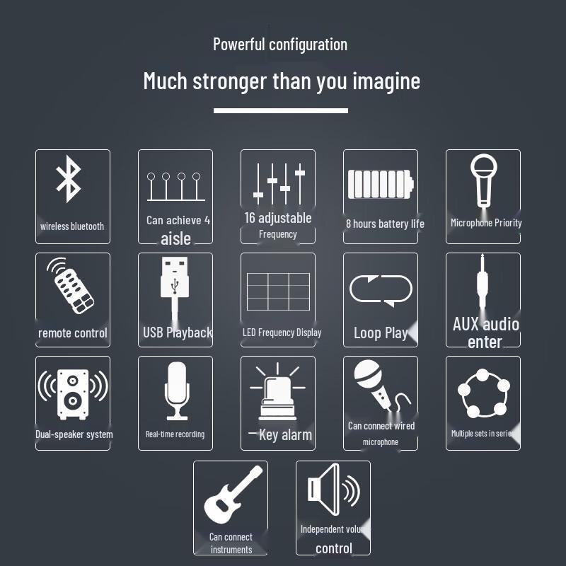 MIPRO MA-505 Portable Wireless PA System