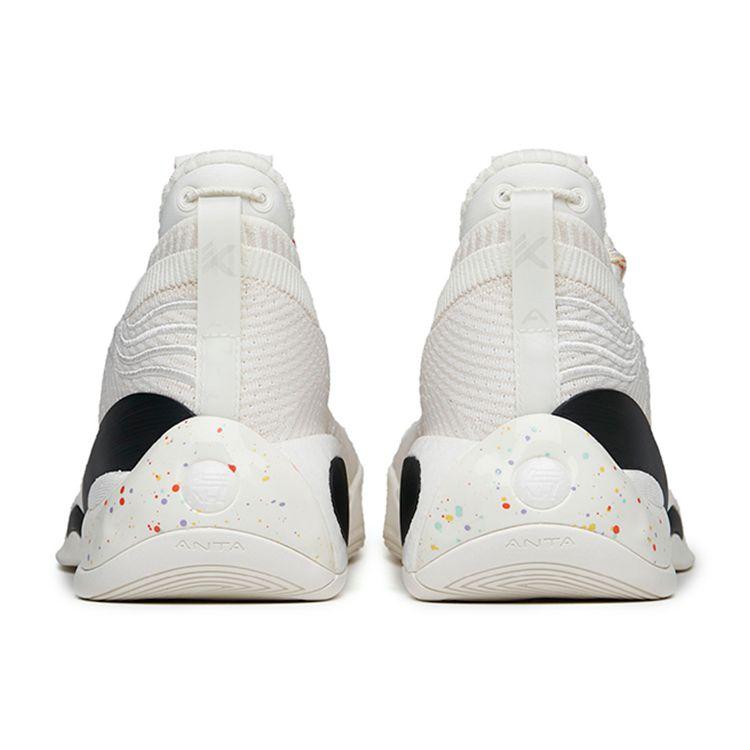 Anta Klay Thompson KT7 Low Пасхальные мужские кроссовки Белый Оранжевый Черный 112221102-3