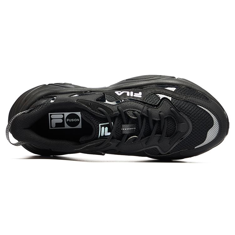 Fila Fusion Mars 1 Ткань Синтетическая Кожа Низкие Спортивные Повседневные Кроссовки Мужские кроссовки Черный T12M135205FBK