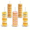 5Pcs Acrylic Doughnut Holder Clear Dessert Display Stand DIY Donut Stands Birthday Party Supplies