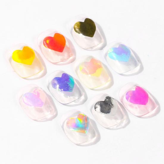 10Pcs/11Pcs/16Pcs Nail Ice Sticker Aurora Effect Reflective Colorful Foil Film Sparkling Glass Ice Cube Decoration for Manicure