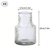 Clear Glass Vase Large Modern Flower Vase Hydroponic Plant Vases for Wedding Centerpieces Dining Table Living Room Decorations