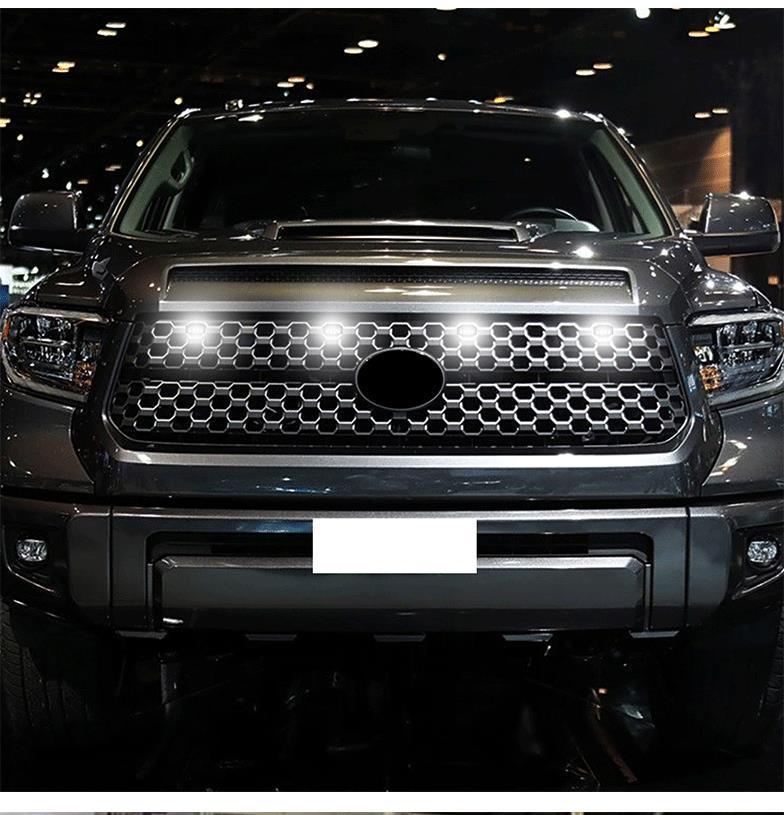 Светодиодные огни решетки радиатора Toyota Tundra TRD (2018-2021 гг.) - Желтые огни для решетки