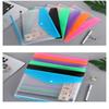 12 шт. Расширяемый карман для папки A4 Прозрачные пластиковые конверты 11 отверстий Папка Документ Договор Сумка Зажим