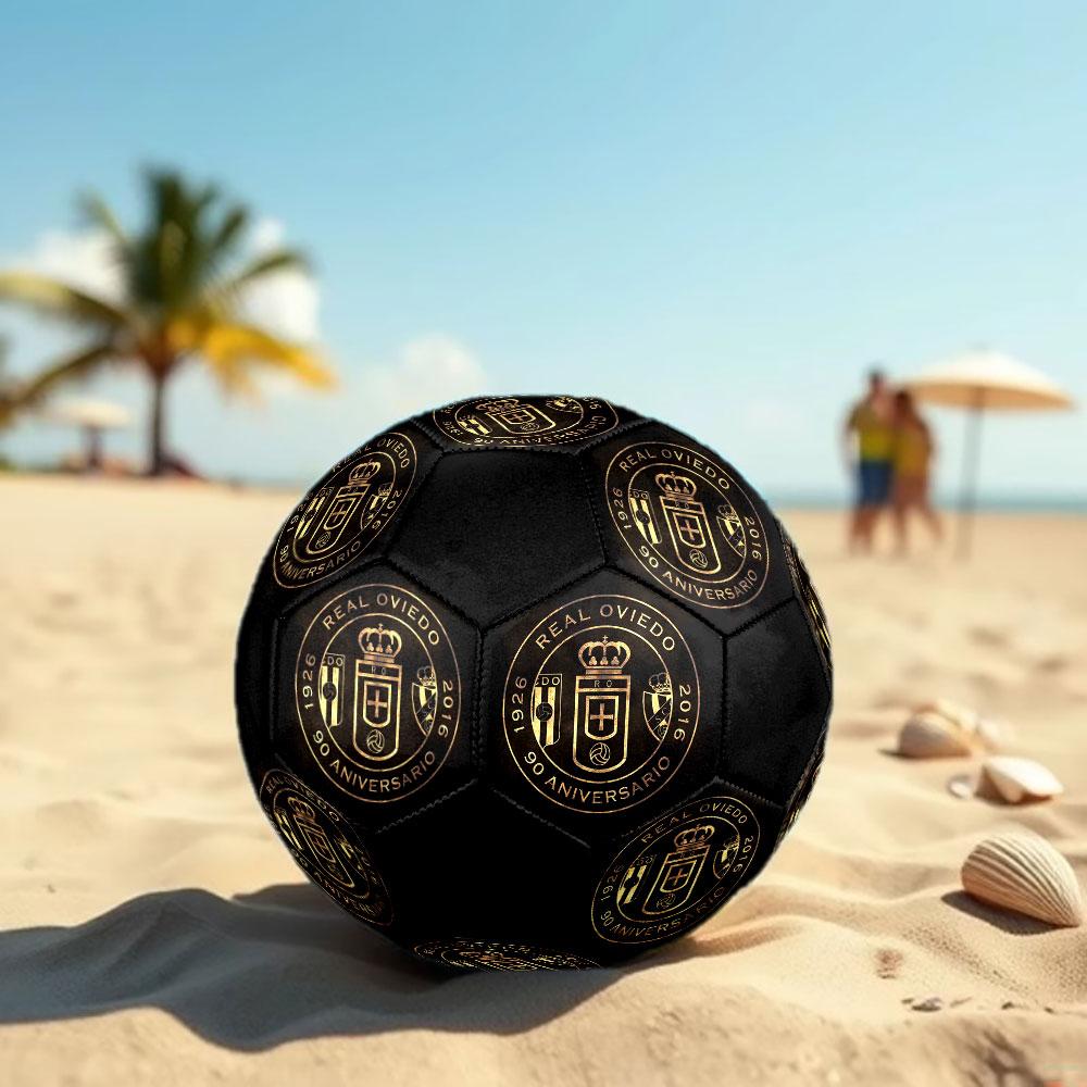 1pc Real Oviedo Soccer Ball Size 5 Indoor Soccer Ball Fashion Colorful Backyard Game - Great For Sports Fans Gift HE47