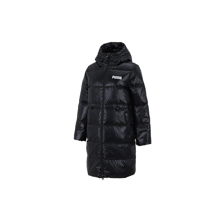 Puma Женская короткая пуховая куртка с капюшоном Черная 846334-01