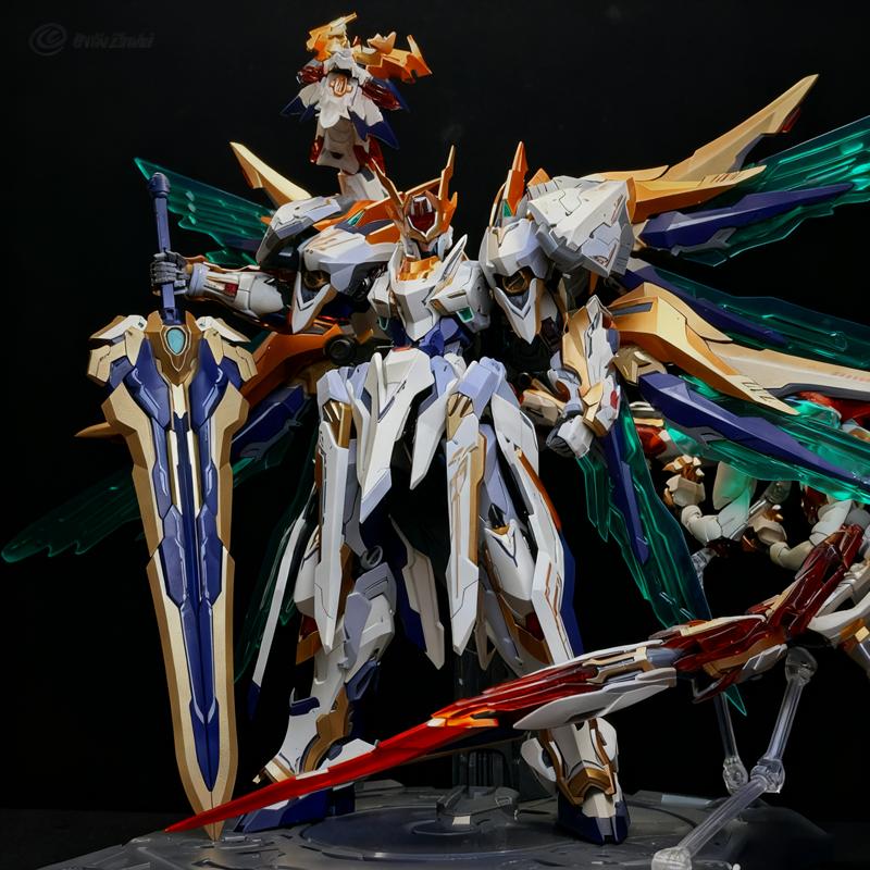 Зал Юйи Gs-Toys Желтый Император Изначального Духа Сборная Модель Арт-фигурка Сочлененная Меха-игрушка Украшение Коллекционная