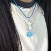 Bead Cute Fish  Necklace Korean Style Resin Ornament Clavicle Chain Starfish Necklace  Women