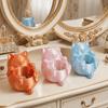 Cute 3D Printed Trinket Holder Plastic Jewelry Storage Box Modern Lucky Cat Storage Box  Office