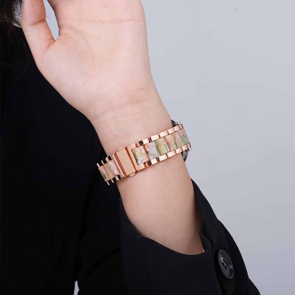 Ремешок для часов из металла и смолы 18 мм 20 мм 22 мм универсальный сменный ремешок для часов браслет для наручных часов для женщин и мужчин для Huawei GT5 Pro для Samsung Galaxy Watch