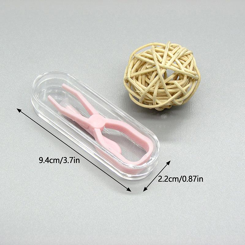 Мини-портативный зажим для контактных линз, пинцет, комбинированный ящик для хранения, пластиковые зажимы для снятия очков, аксессуары