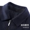 Men's Detachable Goose Fleece Inner Jacket and Short Coat