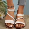New Summer Sandals Travel Women Shoes New Sandal Sole Durable Sandal Ladies Outdoor Beach Slippers Platform Sandals Size 36-43