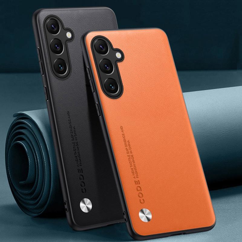 Роскошный чехол из искусственной кожи для Samsung Galaxy A54 5G, задняя крышка, матовый силиконовый чехол для полной защиты телефона для Samsung A54 5G Coque