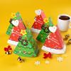 Christmas Candy Boxes Tree Shaped Candy Packaging Box Small Paper Treat Gift Boxes for Christmas New Year Party Supplies
