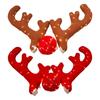 LED Reindeer Decoration Rudolph Christmas Reindeer Antlers Christmas Gifts Car Reindeer Antlers & Nose Kit Vehicle Decorations